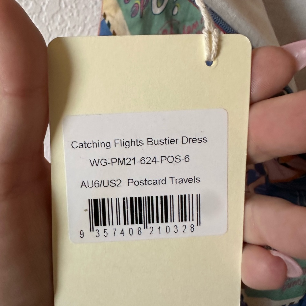 Pepper mayo Catching Flights Bustier Mini Dress - Size 2 NWT - Picture 4 of 8